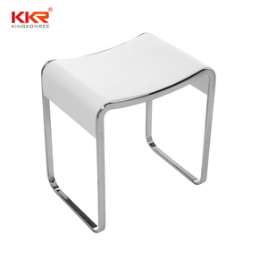 <span class=keywords><strong>Tabouret</strong></span> de <span class=keywords><strong>douche</strong></span> de sauna en résine à surface solide, banc de siège de toilette à modélisation incurvée parfaite <span class=keywords><strong>pour</strong></span> salle de bain et chambre à coucher - Product Image 3