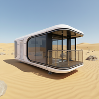 Maison conteneur modulaire moderne, livrée directement par le fabricant, pour projets hôteliers et de camping commerciaux.