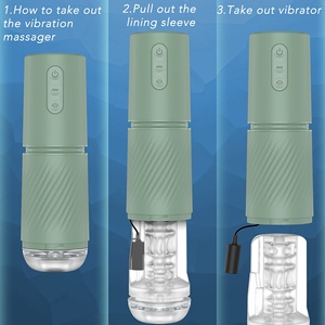 Vagina Tascabile <span class=keywords><strong>per</strong></span> Uomini con 10 Modalità di Suzione e 10 di Vibrazione Duale, Pompa <span class=keywords><strong>per</strong></span> <span class=keywords><strong>Pene</strong></span>, Giocattolo <span class=keywords><strong>per</strong></span> Adulti, Massaggiatore Maschile, Kit <span class=keywords><strong>per</strong></span> Massaggi - Product Image 3