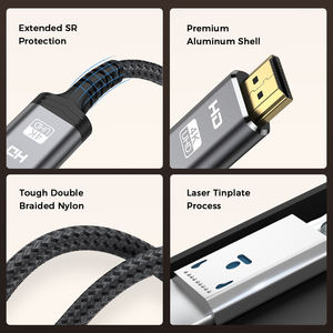 <span class=keywords><strong>Cable</strong></span> de Video HD de 18 Gbps, 2M 3M, <span class=keywords><strong>1.2</strong></span> DP a UHD 4k, <span class=keywords><strong>Cable</strong></span> DisplayPort a UHD 2.0 para TV Móvil, Venta al Por Mayor de Fábrica UNIEAN - Product Image 5