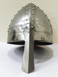 Casque d'armure romaine médiéval Viking casque grec Spartan Costume avec support portable pour adulte - Product Image 4