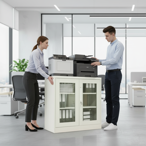 Lockable Adjustable Modern Metal <b>Storage</b> File Cabinet for Commercial Home Office <b>Workshop</b> Use - Product Image 5