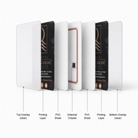 Cartes Cadeaux Personnalisées Carte PVC RFID Personnalisée avec Puce NFC Logo en Relief Luxe pour la Fidélisation Commerciale et les Cadeaux Premium