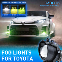 TAOCHIS Lampu Kabut Otomotif Anti Air, Lampu Kabut Mobil Anti Air, Lensa Proyektor Led Bi, Lampu Kabut Mobil untuk Toyota AYGO AGYA AVANZA AYGO AQUA