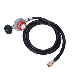 ชุดสายปรับแรงดันแก๊สบาร์บีคิวแบบปรับได้ 20 PSI พร้อมตัวลดแรงดันแบบแมนนวล - Product Image 4