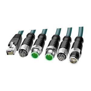 Câble Ethernet M12 vers RJ45 4 broches 8 conducteurs avec connecteur codé ADX, câble de bus blindé à paires torsadées haute flexibilité pour caméras industrielles - Product Image 1
