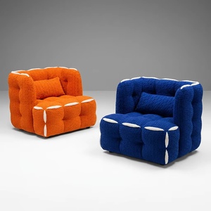 Poltrona Chesterfield Moderna <span class=keywords><strong>di</strong></span> Lusso <span class=keywords><strong>Fen</strong></span> <span class=keywords><strong>Di</strong></span>, Set Singolo Reclinabile per il Relax, Divano Letto Modulare con Imbottitura in Spugna e Rivestimento in Tessuto - Product Image 5