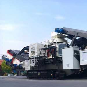 China 100-200tph Tragbare mobile Zerkleinerung anlage Mobiler Kegel brecher mit Förderer Preis - Product Image 3