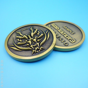 God Eater 3 Artpresto Bronze Commemorative <b>Coin</b> Zinc Alloy Relief Design Unisex Accessory - Product Image 2
