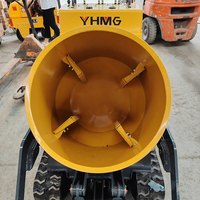 Mini-Raupenbetonmischer-Dumper 300L Euro5 EPA-Motor Hydrostatisches Kettenantriebssystem mit Motor und Lager