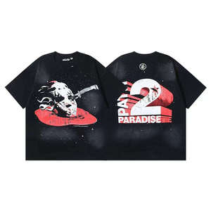 Vente directe d'usine, t-shirts pour hommes à la mode, série Animal Hell and Star NFC, imprimés, 260g, coton pur, style japonais, coupe classique - Product Image 4