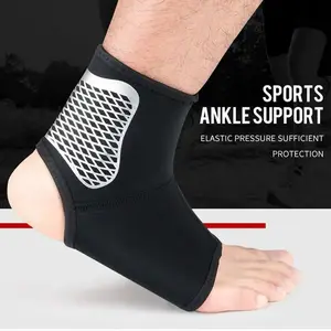 Sıkıştırma ayak bileği burkulma Brace spor spor ayak artrit için destek bandajı aşil Tendon kayış koruyucu ağrı kesici