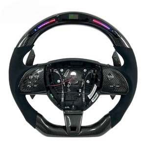 Volante Personalizado de Fibra de Carbono Forjado y Calentado con Cuero Alcántara para <span class=keywords><strong>Jaguar</strong></span> XF XFR <span class=keywords><strong>F</strong></span>-<span class=keywords><strong>Type</strong></span> 2008 2009 2010 2011 2012 2013 <span class=keywords><strong>2014</strong></span> - Product Image 5