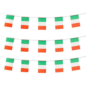 Venta al por mayor pequeño mini banderín bandera Italia República Italiana cadena bandera para eventos patrióticos <span class=keywords><strong>2</strong></span> de junio decoraciones del Día Nacional - Product Image 6