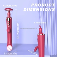 Fabrikpreis 9 Saugmodi 9 Vibrationsmodi Klitoris-Sauger Zungenvibrator USB Wiederaufladbar Erwachsenen-Sexspielzeug für Damen
