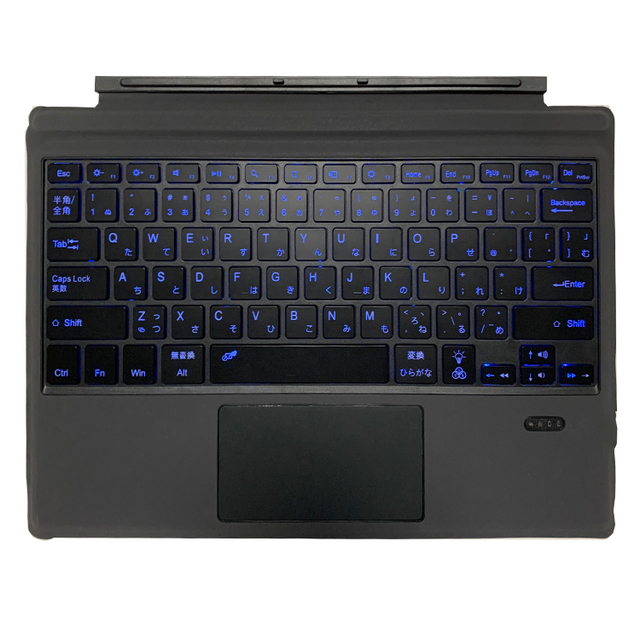 Microsoft Surface Pro Type Cover Ultra-Slim Portable Rechargeable BT Wireless Japanese Keyboard for Surface Pro 3/4/5/6/7/8