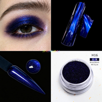 Hersteller Kosmetik Veganes Chamäleon Schwarz Blau Lila Pulver Farbwechselndes Metallisches Mica Perl-Pigment