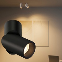 Spot LED encastré haut de gamme au design unique, anti-éblouissement, CRI élevé, pour éclairage d'accentuation intérieur, d'art et de présentation commerciale