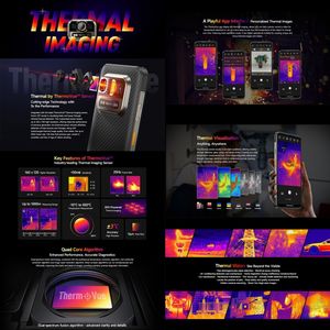 Ulefone Armor 25T teléfono resistente 6GB + 256GB, imagen térmica 6,78 pulgadas Android 14 Octa Core 4G NFC OTG - Product Image 5