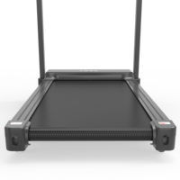 Tapis roulant électrique intelligent pliable à inclinaison automatique Kinomap pour une utilisation interactive avec application, machine de course compacte pour la remise en forme à domicile