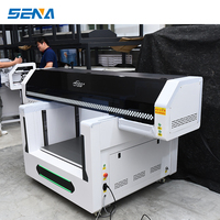 Impresora UV de Cama Plana Multifuncional Sena SN-9060, Automática, para Carcasas de Teléfono, Vasos, PVC, Metal, Bolígrafos, Madera, Cilindros, Braille, Digital