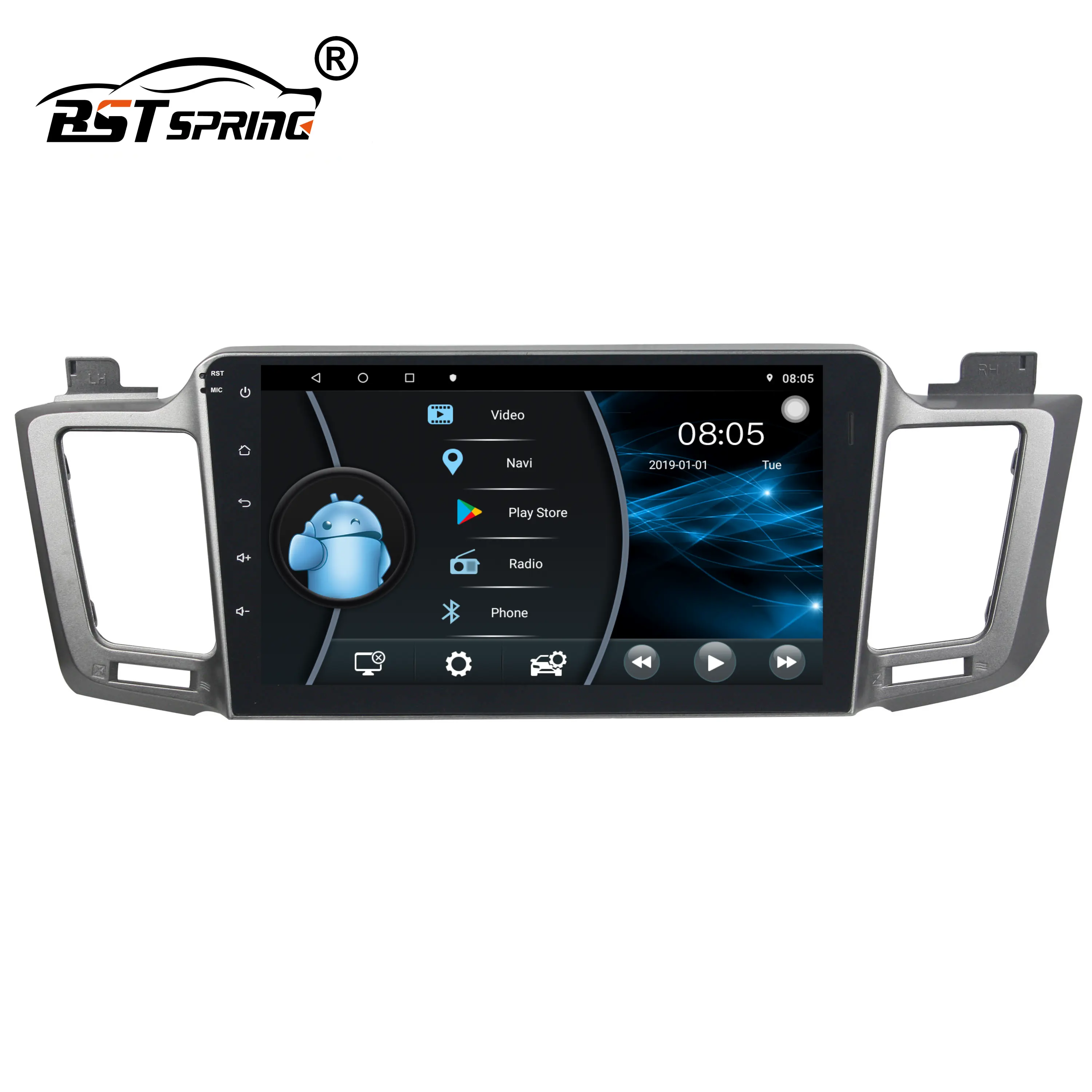 GPS Navigation 2 din Android Radio De Voiture Lecteur Dvd Pour Toyota RAV4 RAV-4 2013-2015 Voiture Stéréo
