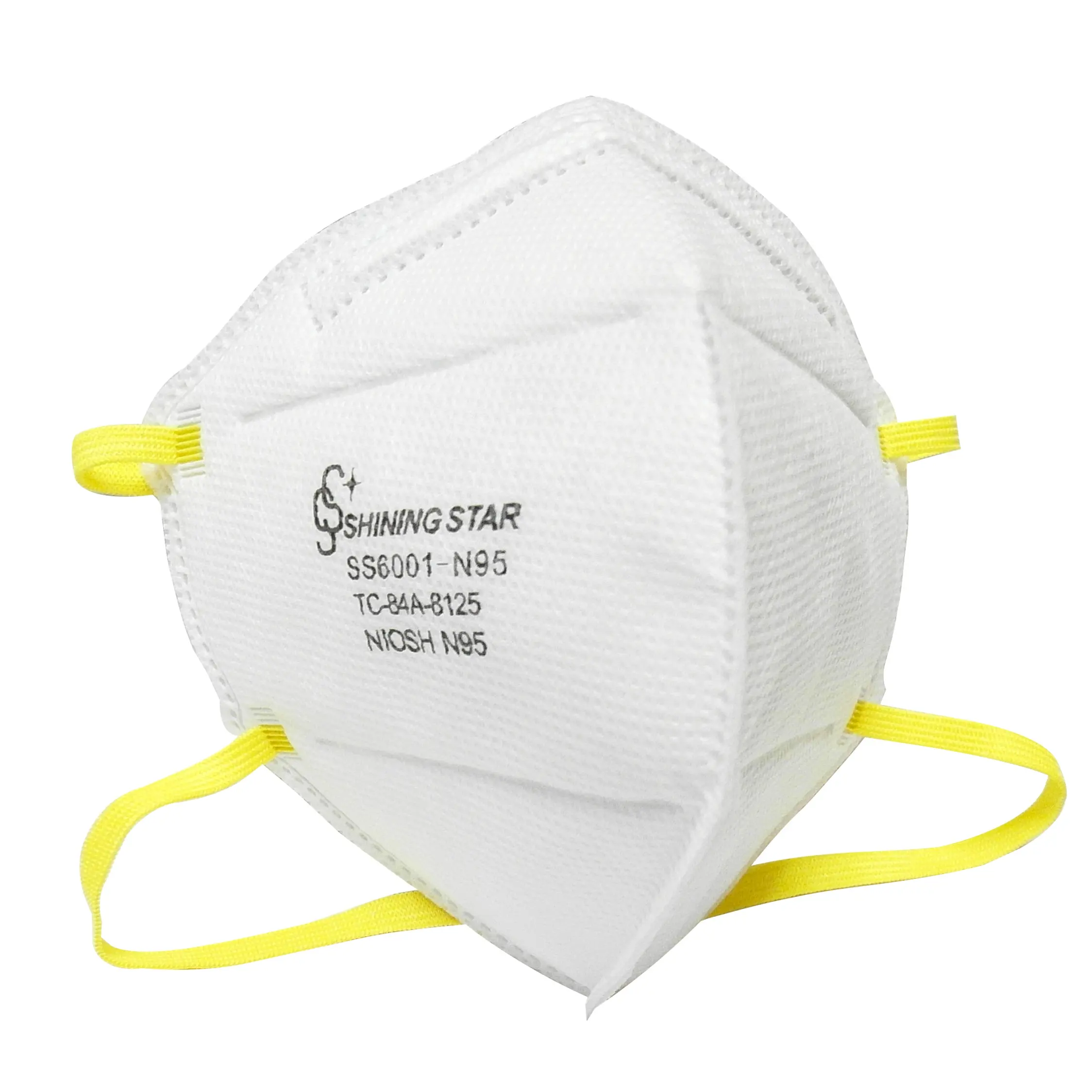 Fold Style Niosh N95 Respirator Dust Mask From White List Manufacturer