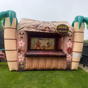 Barra de Bar Inflable Portátil para Fiestas en <span class=keywords><strong>la</strong></span> Playa y Jardín, con Diseño de Tiki Hut y Palmera - Product Image 3