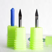 Fraise à colonne en carbure de 3,175 mm pour découpe acrylique, PVC et bois, outils de fraisage CNC