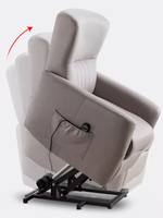Vente en gros : Fauteuil pivotant électrique multifonctionnel moderne en tissu microfibre pour home cinéma et canapé relax