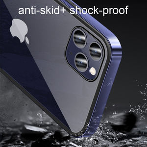 Custodia antigraffio per armatura 3 in 1 per <span class=keywords><strong>iPhone</strong></span> <span class=keywords><strong>12</strong></span> <span class=keywords><strong>Mini</strong></span> <span class=keywords><strong>12</strong></span> Pro Max custodia in <span class=keywords><strong>Silicone</strong></span> per PC placcatura paraurti copertura in acrilico trasparente - Product Image 5