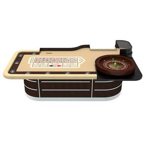 Casino Quality <strong>Roulette</strong> <strong>Table</strong> With Classy <strong>Roulette</strong> Wheel with Strong Heavy Wooden Legs/Base Waterproof <strong>Felt</strong> - Product Image 6