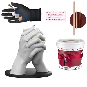 Meilleure qualité bébé main impression kit alginate impression poudre bricolage arts et artisanat plâtre bricolage plâtre main moule