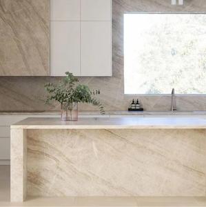 Plan de travail en marbre moderne et populaire, dalle de quartzite Taj Mahal, design <span class=keywords><strong>pour</strong></span> îlot de cuisine, meuble-lavabo de salle de bain, plan de travail en marbre - Product Image 3