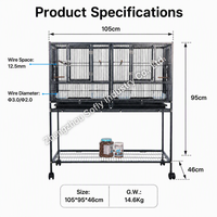 Facile à nettoyer 	 Grande décoration de nichoir pour oiseaux reproducteurs 	 Cage pour perroquet 98cm 	 Cage pour perroquet 	 Cages à oiseaux à vendre