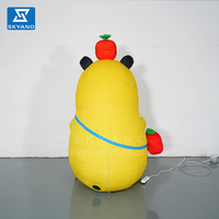 Mascotte gonflable personnalisée en peluche jaune Capybara pour la publicité d'événements en plein air, décoration gonflable