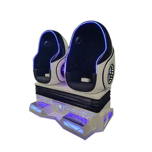 Amusement Park 9d Virtual Reality Vr Roller Coaster Simulator Equipment 2 Seat Play Station Egg 9d vr Chairs