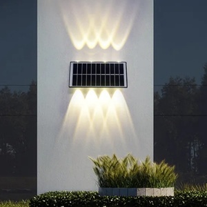 Applique Murale Solaire Haut et Bas Éclairante pour Extérieur, Décoration Jardin, Cour, Maison, Étanche et Lumineuse - Product Image 4