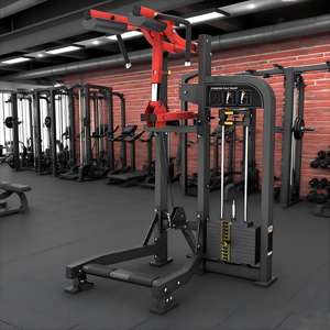 แท่นยืนเฉพาะสำหรับยิมทำจากเหล็กคาร์บอนสูงแบบพกพาใช้ในเชิงพาณิชย์ที่มีน้ำหนัก75กก. บันไดกันลื่นช่วยเพิ่มน่อง - Product Image 4