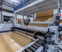 Nouvelle ligne d'extrusion automatique à double vis pour panneaux muraux en PVC WPC imitation marbre, haute productivité pour composites de pierre non moussés