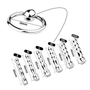 FAAK Upgrade SM Prostata-Massager für Männer mit Nylonseil, 304 Edelstahl Harnröhren-Expander, Paar Horse Eyes Plug Sexspielzeug - Product Image 2