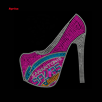 Nouveaux designs de motifs Spurs Coyote, logo en strass, transferts thermocollants pour vêtements