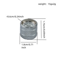Guitar Parts Premium Metal Guitar Potentiometer Knob With Carved Abalone Inlay Volume Tone Control Rotary Switch Cap