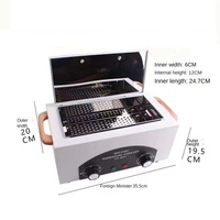 300W CH-360T/KH-360B haute température stérilisateur en acier outil de manucure outil de manucure armoire de désinfection à la chaleur sèche pour Salon à domicile