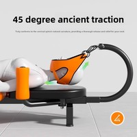 Lit de traction électrique inclinable en acier pour le cou et le dos, appareil de traction à domicile pour soulagement lombaire et étirement, dispositif de suspension physique pour le cou, modèle dédié