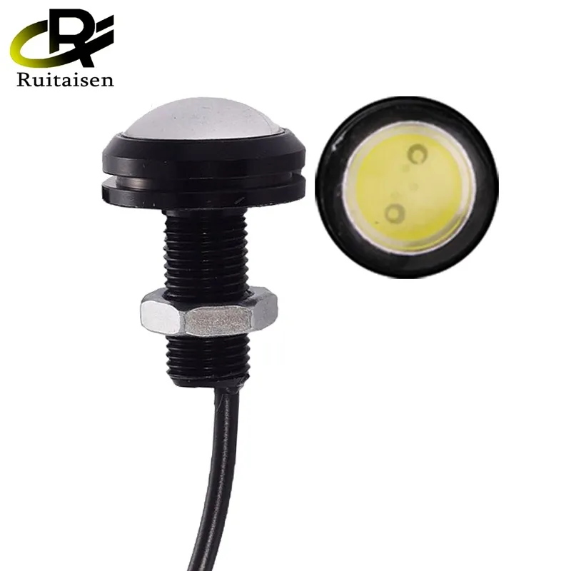 Adelaar Oog Cob Led Chips Drl Mistlicht Strobe Flitser Led 12V 24V Waterdicht Waarschuwingslicht Dagrijlicht Voor Auto