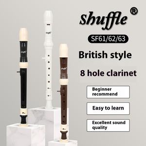 All'ingrosso clarinetto britannico a 8 fori <span class=keywords><strong>barocco</strong></span> alto staccabile flauto della scuola primaria per bambini Shuffle <span class=keywords><strong>fagotto</strong></span> tipo fatto ABS - Product Image 1