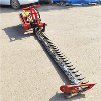 Faucheuse à barre de fauchage pour tracteur, équipement monté sur tracteur pour la coupe de l'herbe et des résidus de cultures