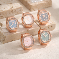 Montre numérique personnalisable avec logo, style minimaliste Y2K, forme carrée, montre à quartz miniature pour femmes