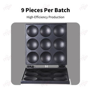 Elettrico commerciale 9 pezzi Dorayaki Baker Maker fagioli rossi Pancake Waffle <span class=keywords><strong>cucina</strong></span> <span class=keywords><strong>Snack</strong></span> per uso domestico e ristorante - Product Image 5